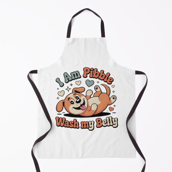 Item preview, I Am Pibble Wash My Belly Retro Funny Dog Tee designed and sold by Viktorio Art Shop.