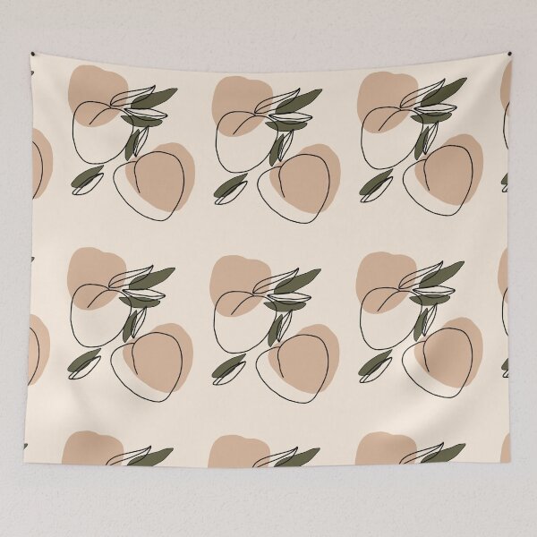 Item preview, Minimalist Peach Fruit designed and sold by mrdvb19.