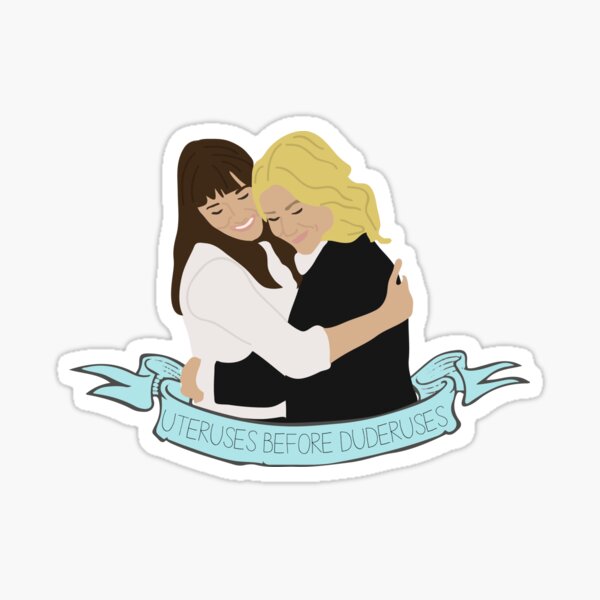 Uteruses before Duderuses Sticker