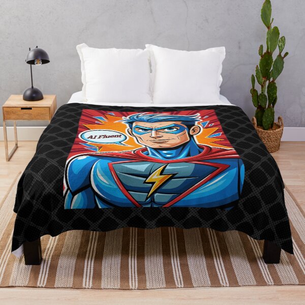 Item preview, AI Fluent Superhero. designed and sold by UltraQuirky.