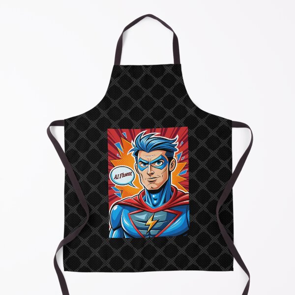 Item preview, AI Fluent Superhero. designed and sold by UltraQuirky.