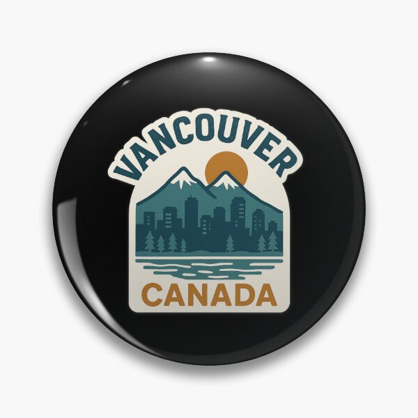 Item preview, Vancouver Canada Mountains and Skyline Souvenir designed and sold by Youssef-BM.