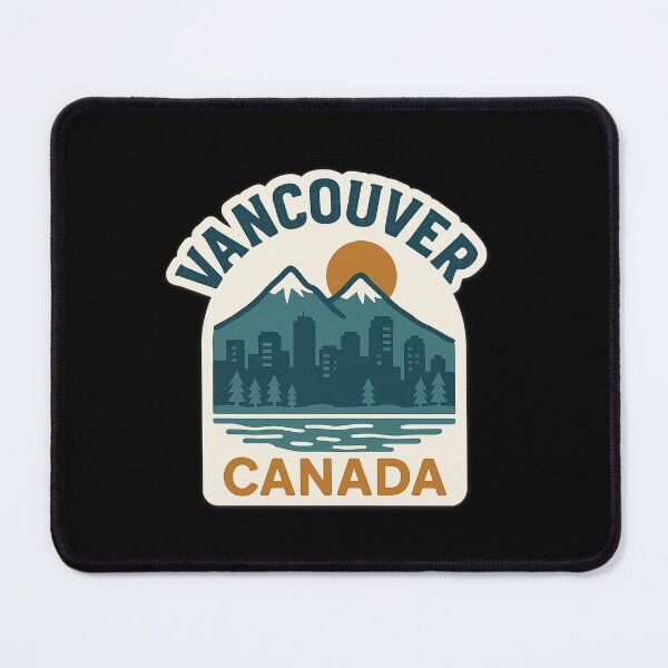 Item preview, Vancouver Canada Mountains and Skyline Souvenir designed and sold by Youssef-BM.
