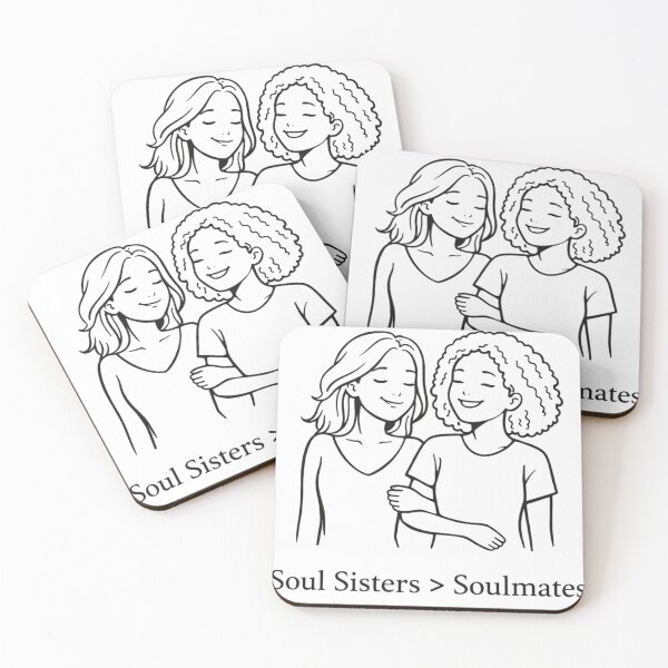 Item preview, Soul Sisters > Soulmates – Best Friends Forever Quote designed and sold by PunchDrop.