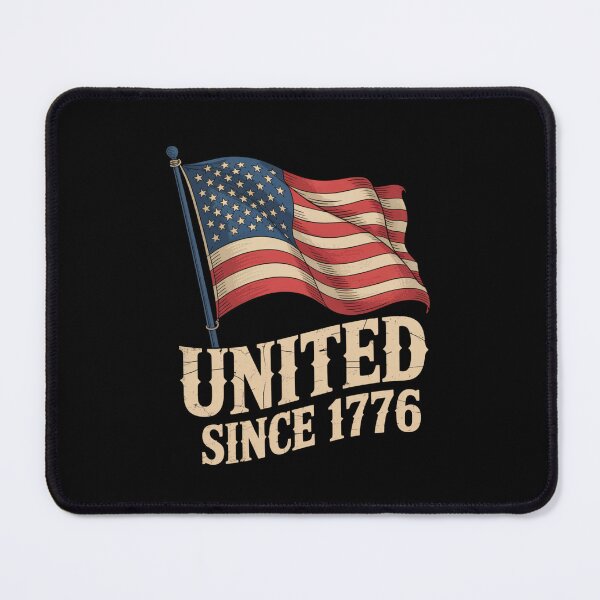 Item preview, United Since 1776 - Vintage Waving American Flag designed and sold by DarylWelsh2024.