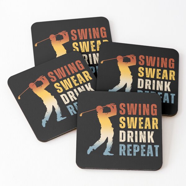 Item preview, Swing Swear Drink Repeat - Golf designed and sold by MKV Design.