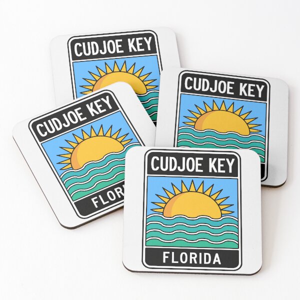 Item preview, Cudjoe Key Florida - Beach Sign designed and sold by TheOldMittenIllustrated.