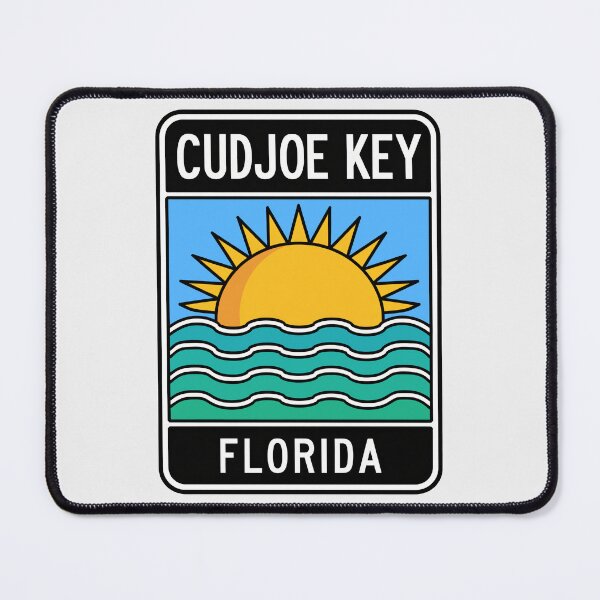 Item preview, Cudjoe Key Florida - Beach Sign designed and sold by TheOldMittenIllustrated.