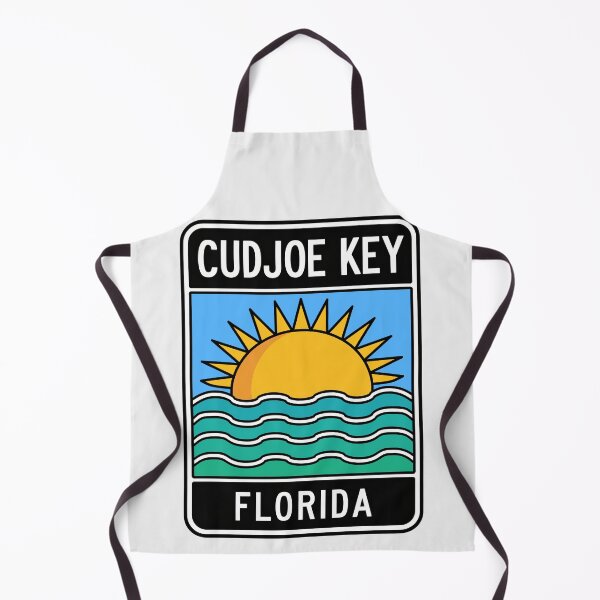 Item preview, Cudjoe Key Florida - Beach Sign designed and sold by TheOldMittenIllustrated.