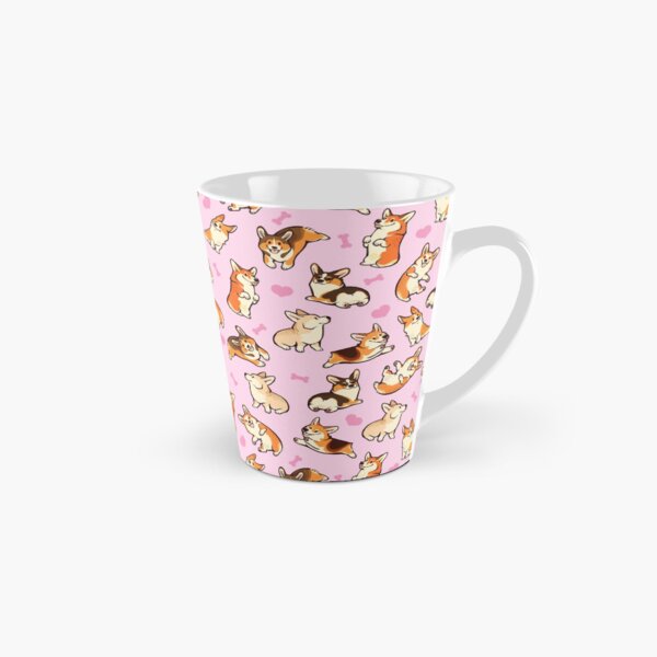 Aperçu de l'œuvre Lovey corgis en rose créée et vendue par Colordrilos.