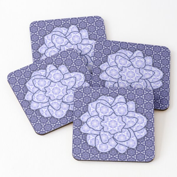 Item preview, Star of David, Pattern 2, Flower - Light Purple. designed and sold by UltraQuirky.