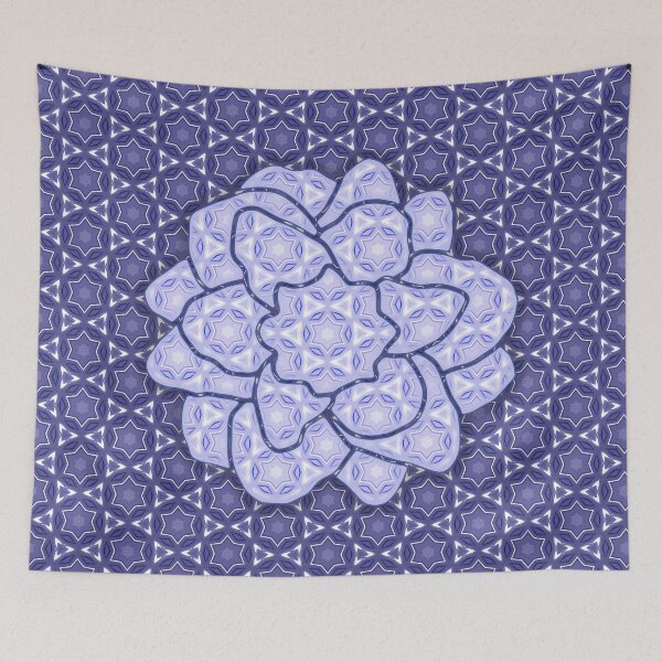 Item preview, Star of David, Pattern 2, Flower - Light Purple. designed and sold by UltraQuirky.