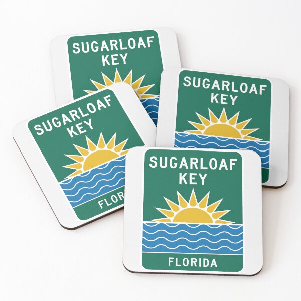 Item preview, Sugarloaf Key Florida - Beach Sign designed and sold by TheOldMittenIllustrated.
