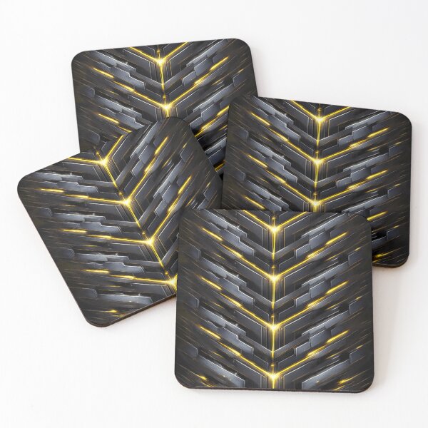 Item preview, Luxury Futuristic Gold Armor Pattern designed and sold by Bellassi.