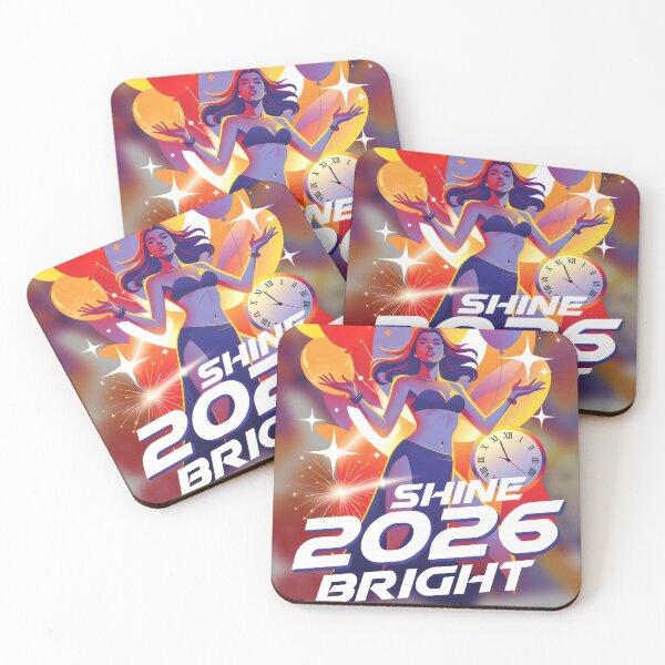 Item preview, Shine Bright 2026 New Years Eve Celebration Party Art designed and sold by SplashTastic.