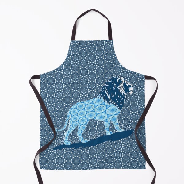 Item preview, Star of David, Pattern 2, Lion of Judah - Blue. designed and sold by UltraQuirky.
