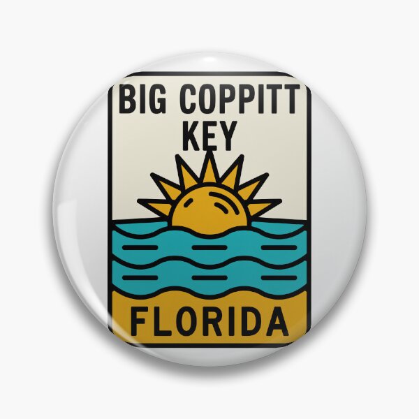 Item preview, Big Coppitt Key Florida - Beach Sign designed and sold by TheOldMittenIllustrated.