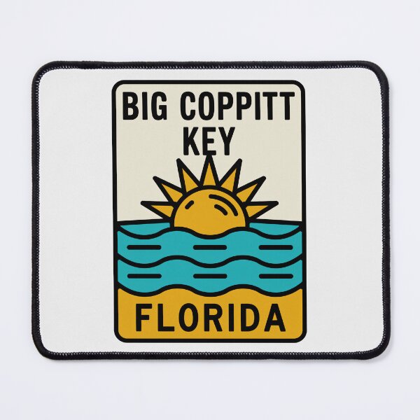 Item preview, Big Coppitt Key Florida - Beach Sign designed and sold by TheOldMittenIllustrated.