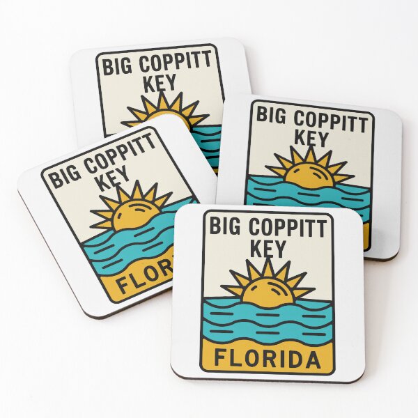 Item preview, Big Coppitt Key Florida - Beach Sign designed and sold by TheOldMittenIllustrated.