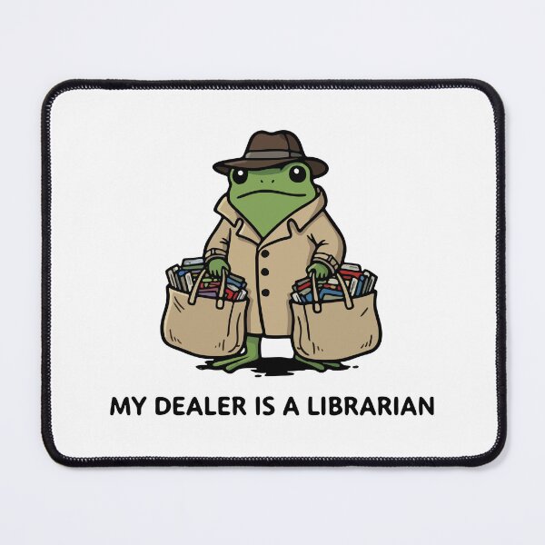 Item preview, Funny Frog With Book Haul Bags designed and sold by Floomart.