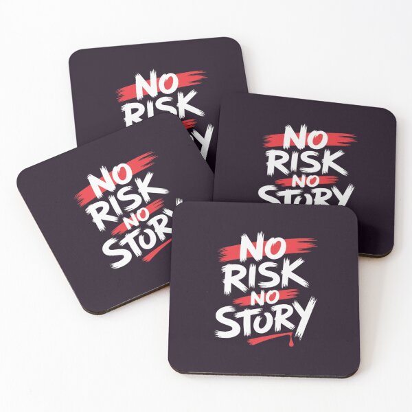 Item preview, No Risk No Story – Motivation Quote Success Mindset Sticker designed and sold by MyDesigneStore.
