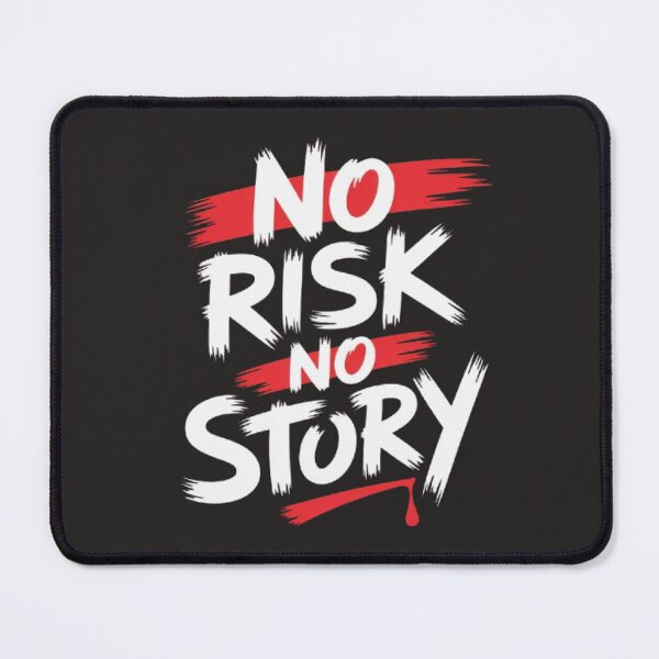 Item preview, No Risk No Story – Motivation Quote Success Mindset Sticker designed and sold by MyDesigneStore.