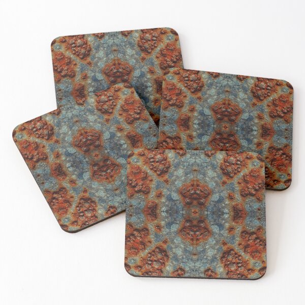 Item preview, CORROSIONIX | Symmetrical abstraction of rusted metal designed and sold by PetterxProject.