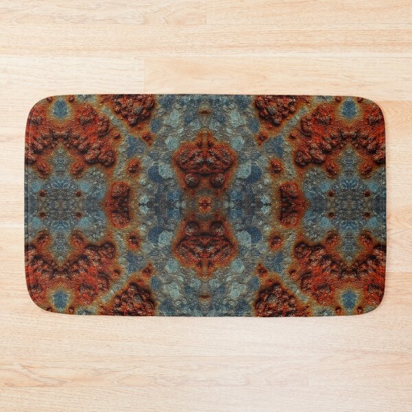 Item preview, CORROSIONIX | Symmetrical abstraction of rusted metal designed and sold by PetterxProject.