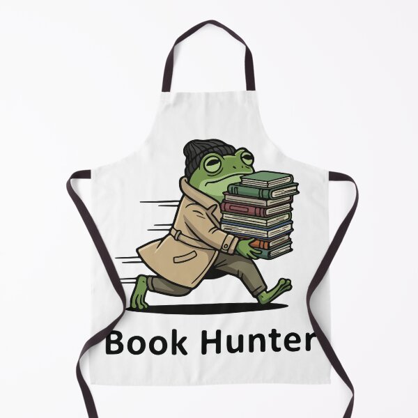 Item preview, Funny Book Hunter Frog Running With Stack of Novels designed and sold by Floomart.