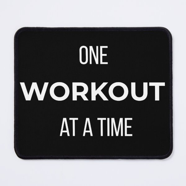 Item preview, One Workout at a Time (black) – Gym Workout Motivation Quote designed and sold by iane03.