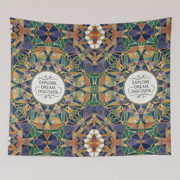 Item preview, Aesthetic Bohemian Pattern with Inspirational Text designed and sold by designwiss.