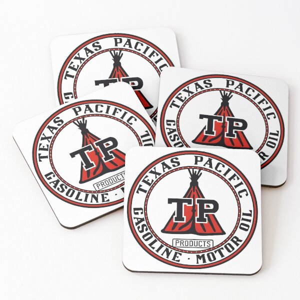Item preview, Vintage Texas Pacific Gasoline and Motor Oil Logo designed and sold by CharlieDesings.