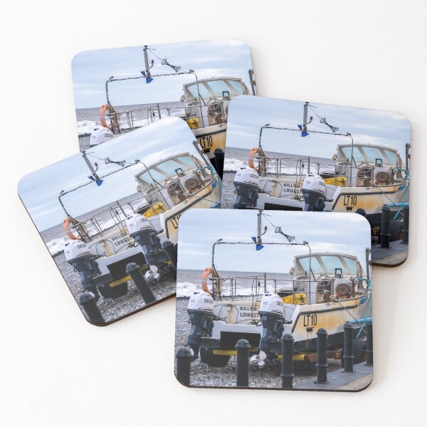 Item preview, Fishing boat on Cromer beach designed and sold by yackers1.