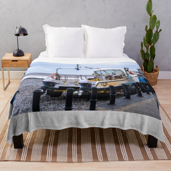 Item preview, Fishing boat on Cromer beach designed and sold by yackers1.