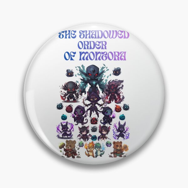 Item preview, The Shadowed Order of Monzora – Dark Fantasy Chibi Villains Guild designed and sold by Monzora.