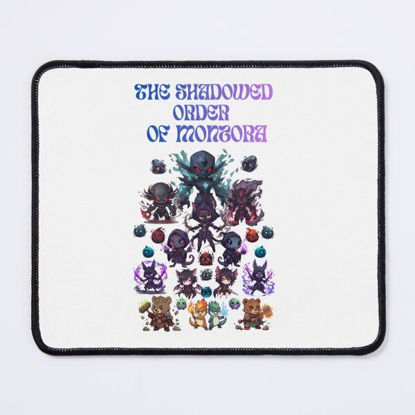 Item preview, The Shadowed Order of Monzora – Dark Fantasy Chibi Villains Guild designed and sold by Monzora.