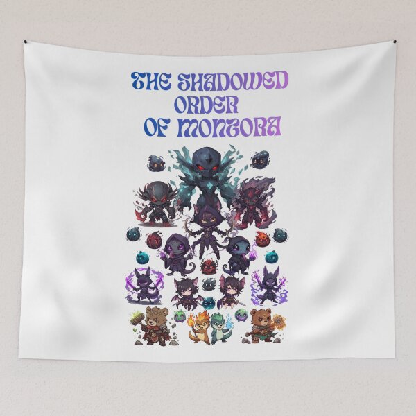 Item preview, The Shadowed Order of Monzora – Dark Fantasy Chibi Villains Guild designed and sold by Monzora.