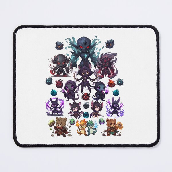 Item preview, The Shadowed Order of Monzora – Dark Fantasy Chibi Villains Guild designed and sold by Monzora.