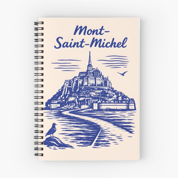 Item preview, Mont-Saint-Michel – Iconic France Vintage Illustration designed and sold by Tattee.
