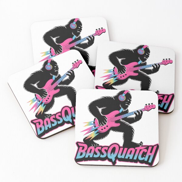 Item preview, Bassquatch - Retro 80s Bigfoot Bass Guitar Player designed and sold by TomPrintForge Studio.