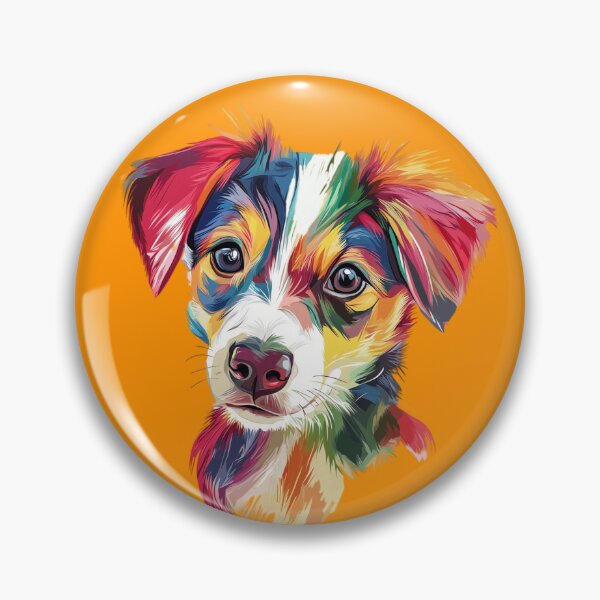 Item preview, Vibrant Low Poly Puppy Dog Portrait designed and sold by SyberGen.