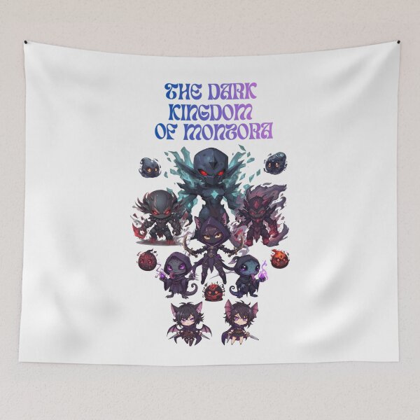 Item preview, The Dark Kingdom of Monzora – Chibi Shadow Lords & Evil Fantasy Guild designed and sold by Monzora.