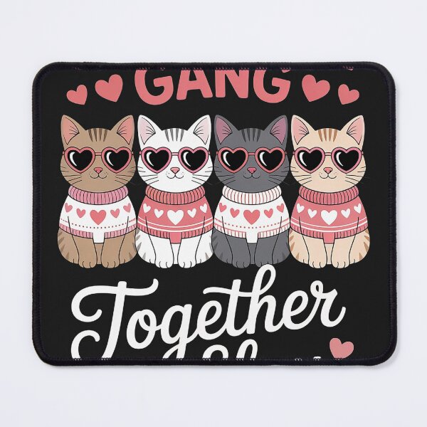 Item preview, Galentine Gang Together We Slay Cat Lover designed and sold by Narutomarket.