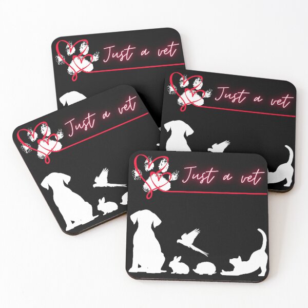 Item preview, Just a Vet – Animal Lover Minimalist Veterinary Design designed and sold by DABIORA.