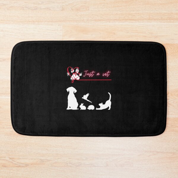 Item preview, Just a Vet – Animal Lover Minimalist Veterinary Design designed and sold by DABIORA.