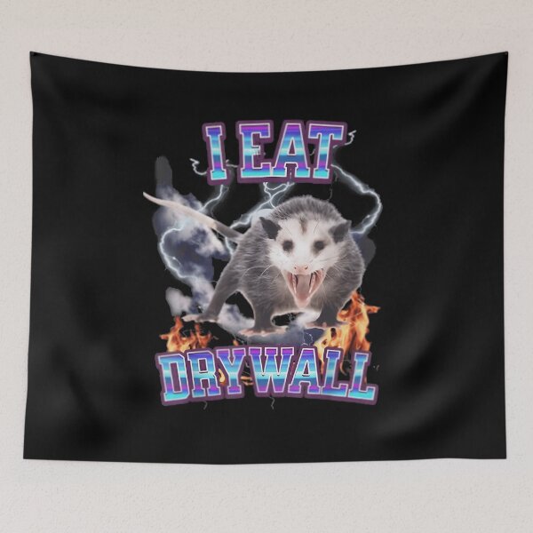 Item preview, I EAT DRYWALL POSSUM designed and sold by ChestOutLoud.