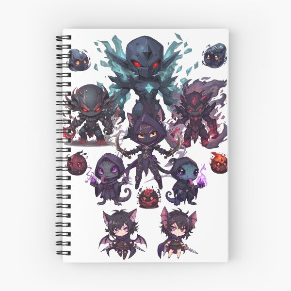 Item preview, The Dark Kingdom of Monzora – Chibi Shadow Lords & Evil Fantasy Guild designed and sold by Monzora.
