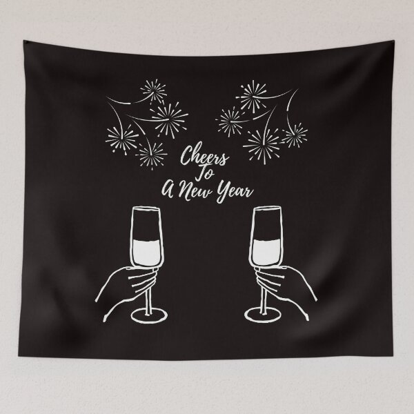 Item preview, Cheers To A New Year. designed and sold by Dinasshop.