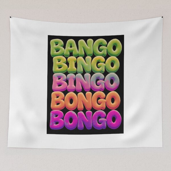 Item preview, Bango Bingo Bongo Print designed and sold by Lichentroupe63.