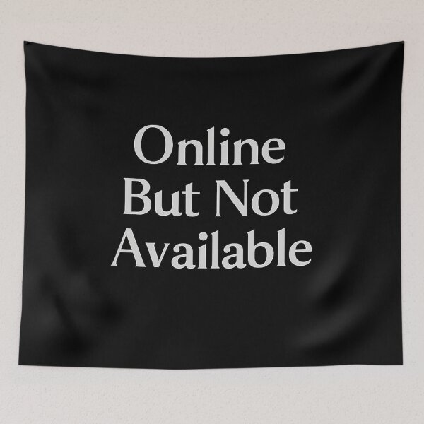Item preview, Online But Not Available – Introvert Humor Digital Boundaries Quote Design designed and sold by AddictiveDesign.